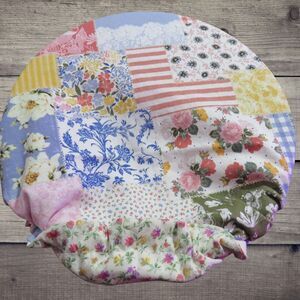 Kitchenaid Bowl Cover Reversible Boho Patchwork and Pink Floral